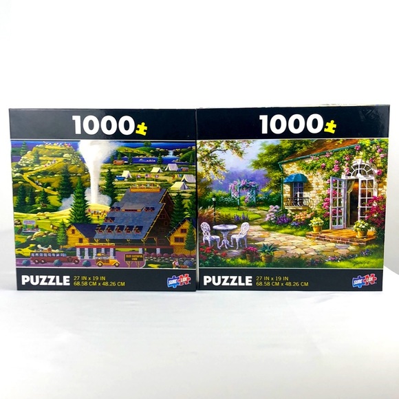 Two 1000 piece Surelox jigsaw puzzles - Picture 1 of 5